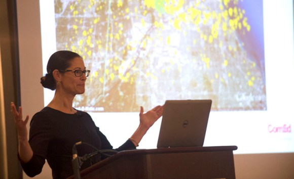 Anne Pramaggiore, President and CEO of ComEd, says changes in the grid will make avert power outages and save energy.  Courtesy of Monika Wnuk